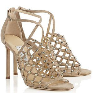 Jimmy Choo Donnie Nude Sandal